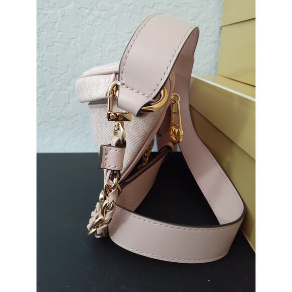 Michael Kors Slater Extra Small Sling Pack Messenger Smokey Rose Belt Bag - Picture 4 of 6